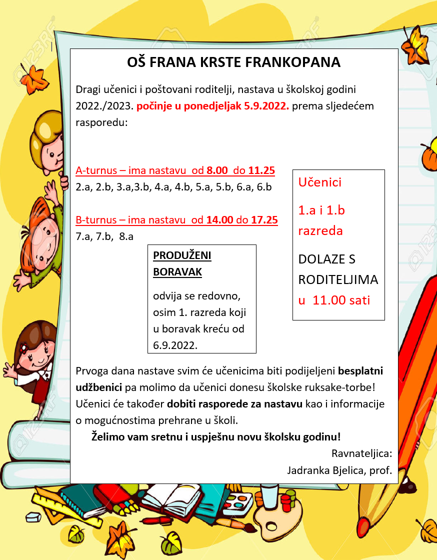 Prvi nastavni dan